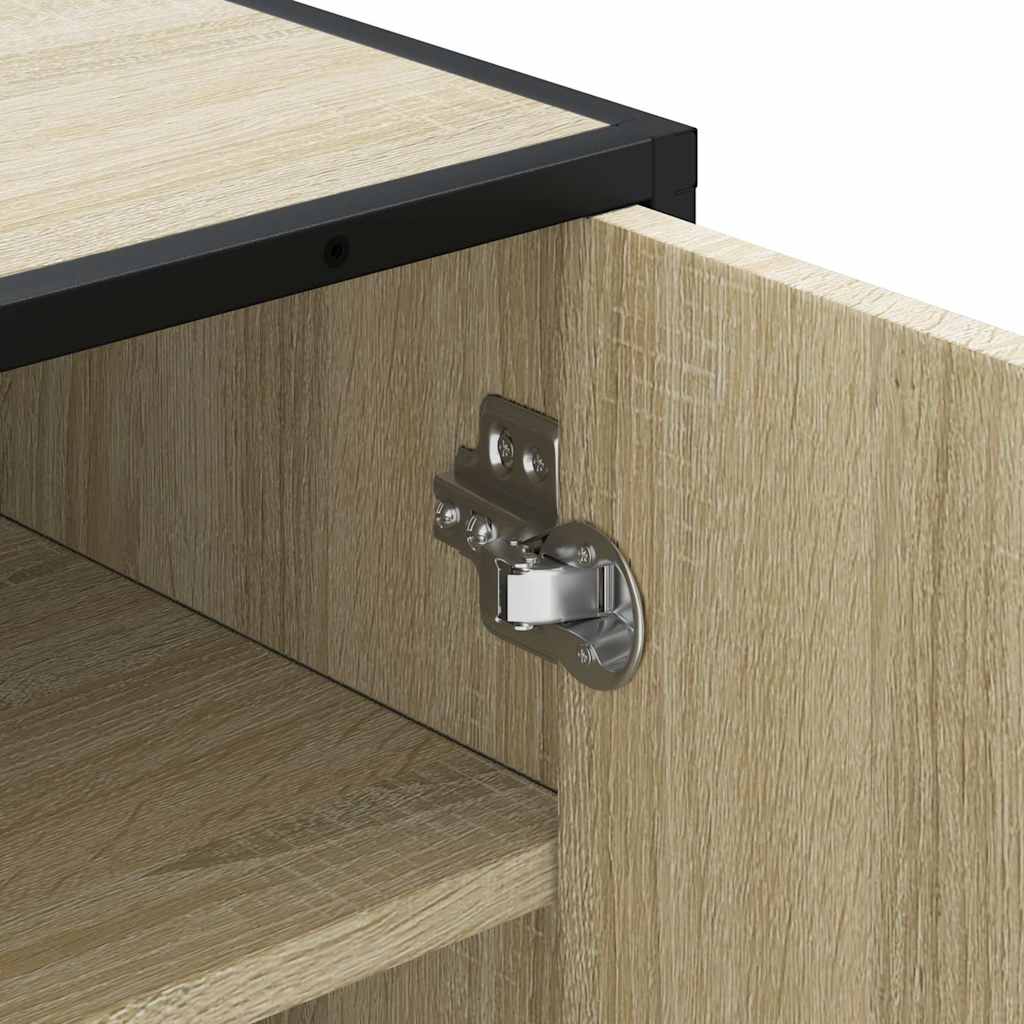 Scarpiera Rovere Sonoma 48x38x97,5 cm in Legno Multistrato - homemem39