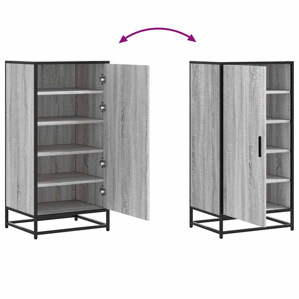 Scarpiera Grigio Sonoma 48x38x97,5 cm in Legno Multistrato - homemem39