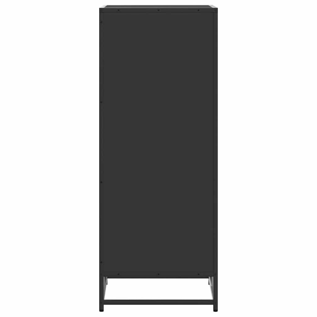 Scarpiera Nera 48x38x97,5 cm in Legno Multistrato - homemem39