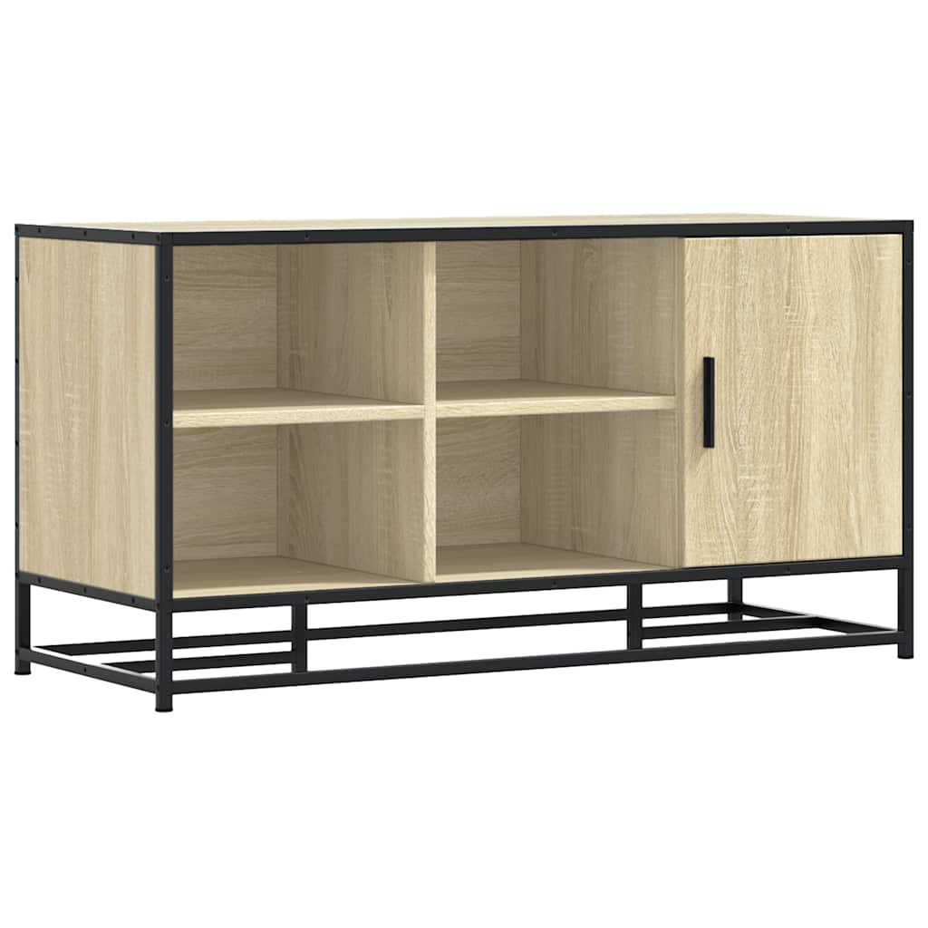 Scarpiera Sonoma Rovere 100x40x53,5 cm in Truciolato e Metallo | homemem39