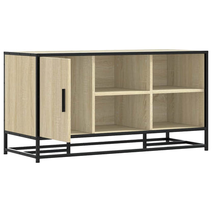 Scarpiera Sonoma Rovere 100x40x53,5 cm in Truciolato e Metallo | homemem39