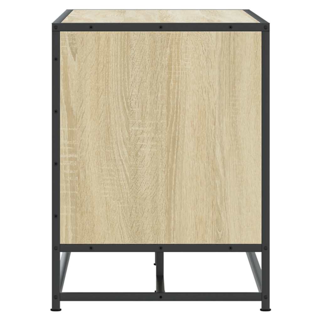 Scarpiera Sonoma Rovere 100x40x53,5 cm in Truciolato e Metallo | homemem39