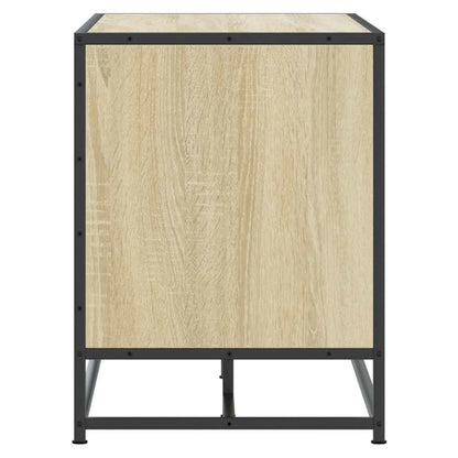 Scarpiera Sonoma Rovere 100x40x53,5 cm in Truciolato e Metallo | homemem39