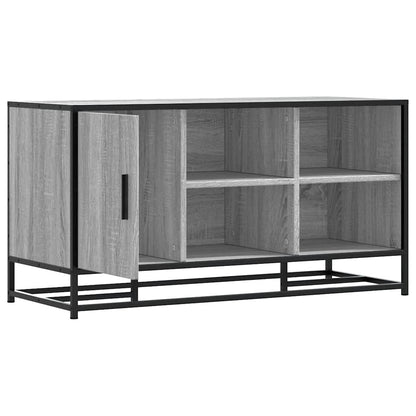 Scarpiera Grigia Sonoma 100x40x53,5 cm in Truciolato e Metallo | homemem39