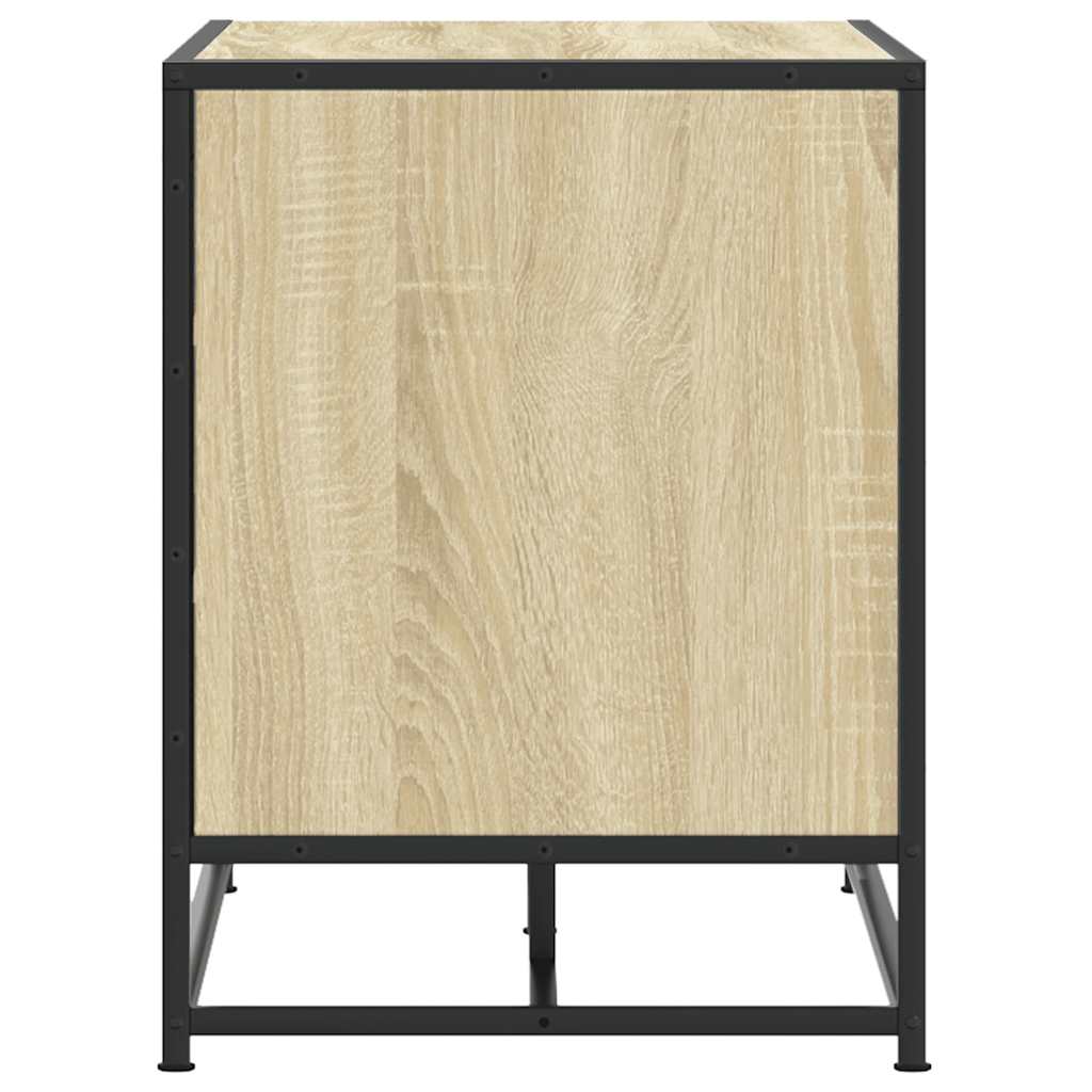 Scarpiera Sonoma Rovere 84x40x53,5 cm in Truciolato e Metallo | homemem39