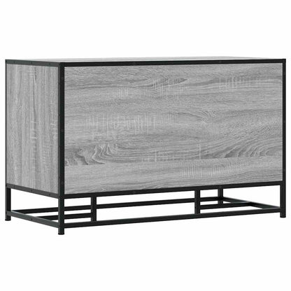 Scarpiera Grigia Sonoma 84x40x53,5 cm Truciolato e Metallo | homemem39