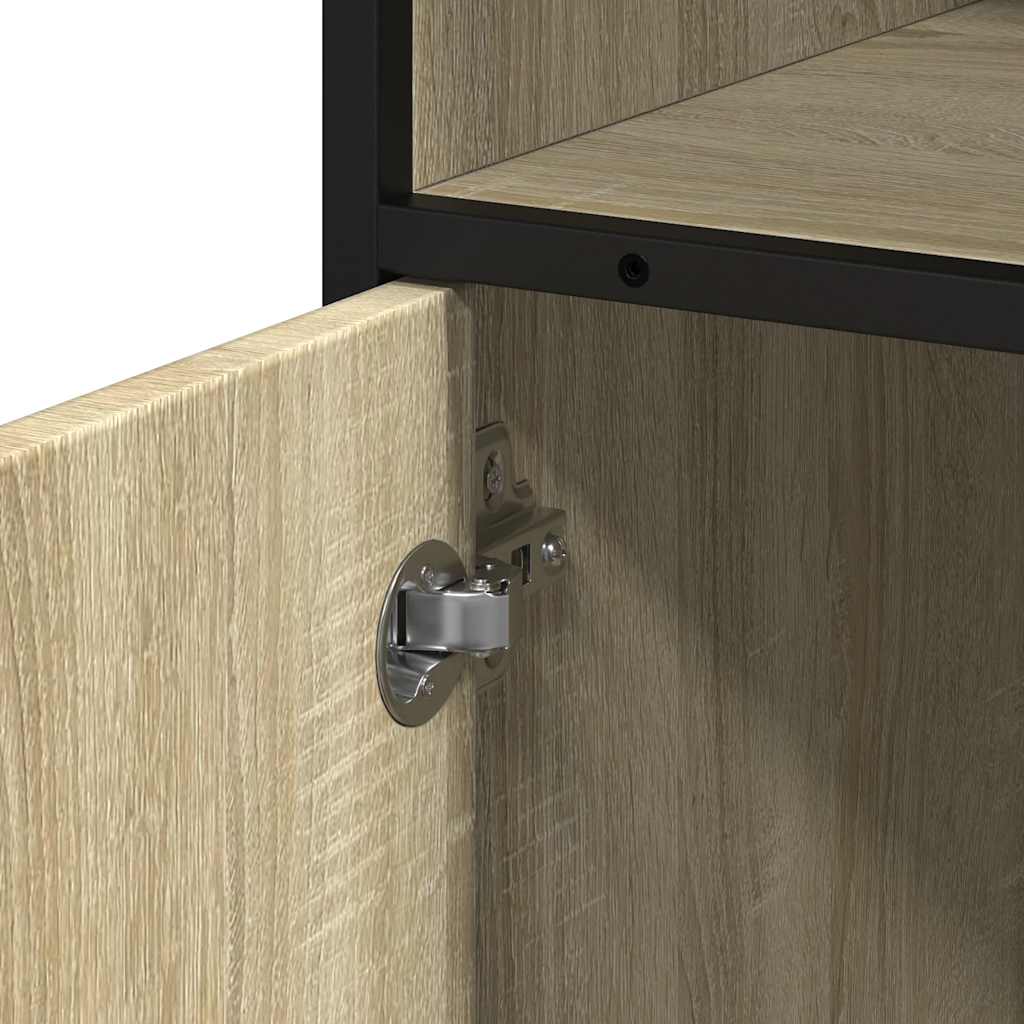 Mobiletto da bagno Rovere Sonoma 35x37,5x100 cm Legno ingegnerizzato | homemem39