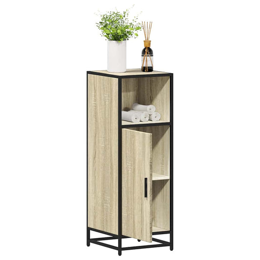 Mobiletto da bagno Rovere Sonoma 35x37,5x100 cm Legno ingegnerizzato | homemem39