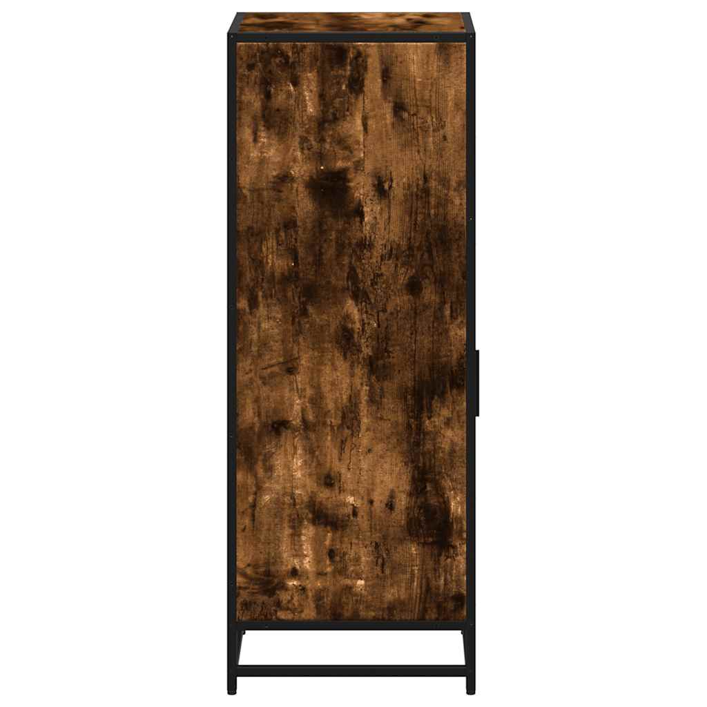 Armadietto Bagno Rovere Fumo 35x37,5x100 cm Legno Multistrato | homemem39