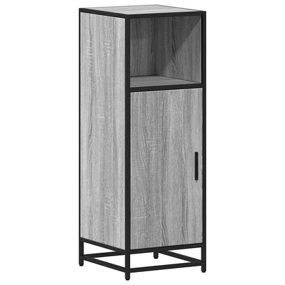 Armadietto Bagno Grigio Sonoma 35x37,5x100 cm Legno Multistrato | homemem39