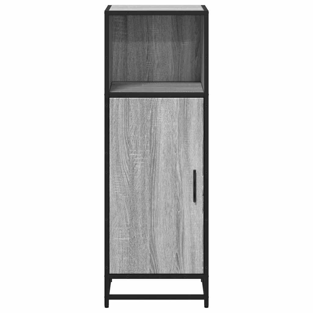 Armadietto Bagno Grigio Sonoma 35x37,5x100 cm Legno Multistrato | homemem39
