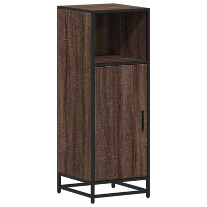Armadietto Bagno Rovere Marrone 35x37,5x100cm Legno Multistrato | homemem39