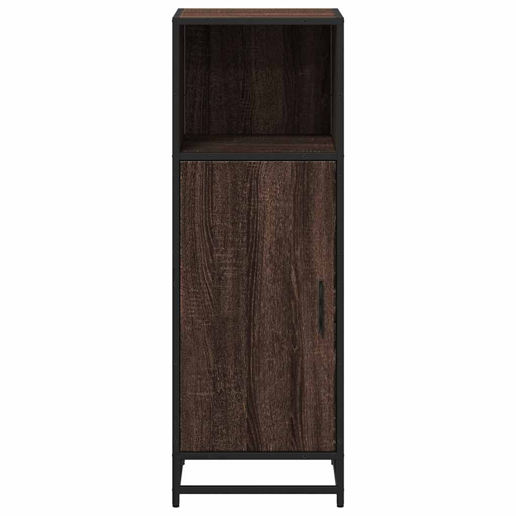 Armadietto Bagno Rovere Marrone 35x37,5x100cm Legno Multistrato | homemem39