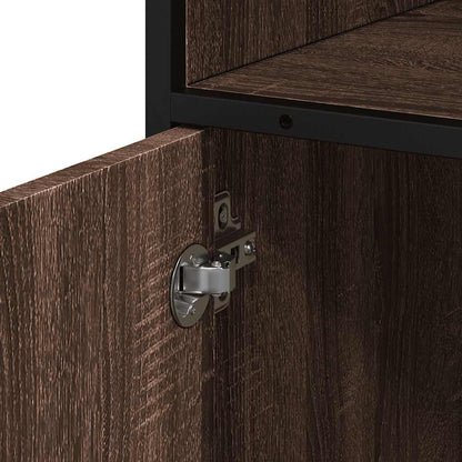 Armadietto Bagno Rovere Marrone 35x37,5x100cm Legno Multistrato | homemem39