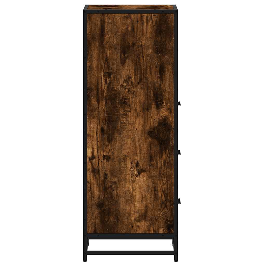 Armadietto Bagno Rovere Fumo 35x37,5x100cm in Legno Multistrato | homemem39