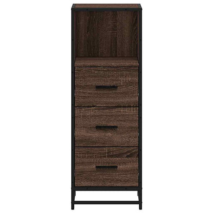 Armadietto Bagno Rovere Marrone 35x37,5x100cm Legno Multistrato | homemem39