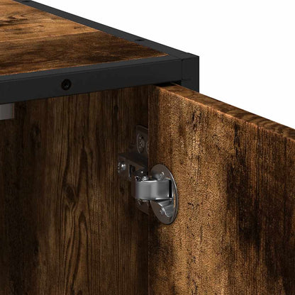 Mobile Lavabo Bagno Rovere Fumo 65x33x60 cm Legno Multistrato | homemem39