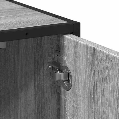 Mobile Lavabo Bagno Grigio Sonoma 65x33x60 cm Legno Multistrato | homemem39