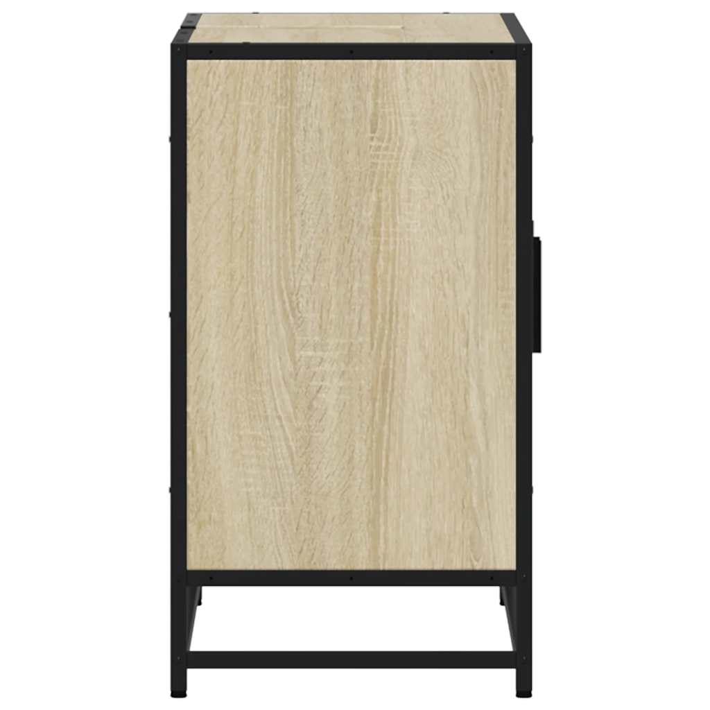 Mobiletto per Lavabo da Bagno Rovere Sonoma 90x33x60 cm
