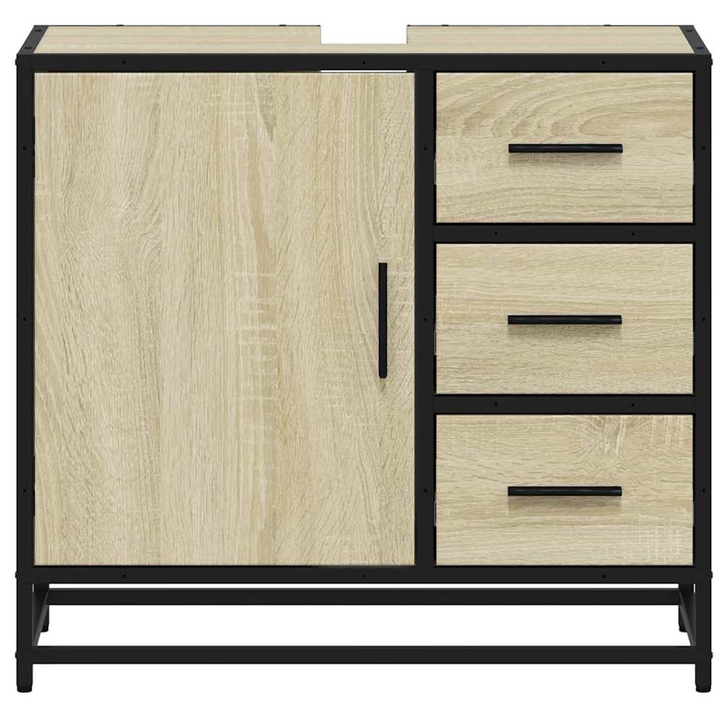 Mobile Lavabo da Bagno Rovere Sonoma 65x33x60 cm in Truciolato | homemem39