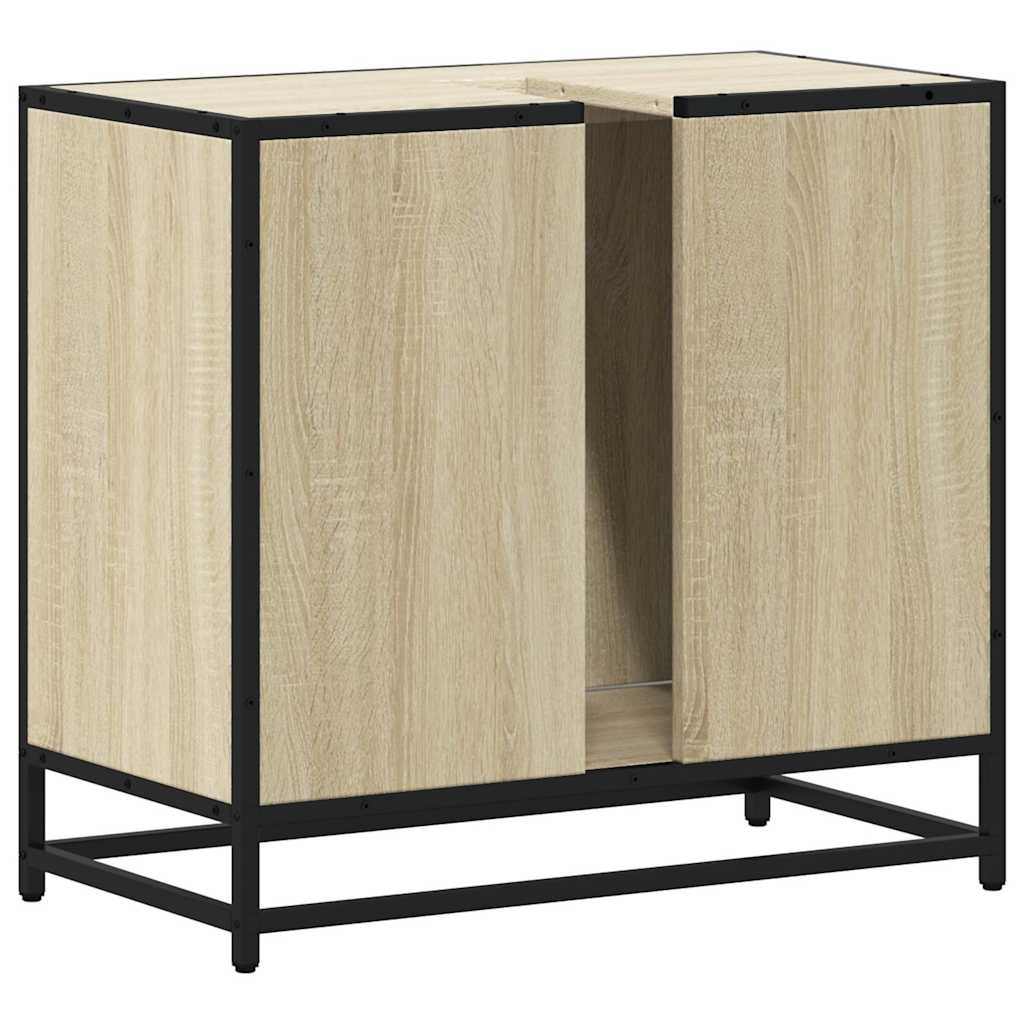 Mobile Lavabo da Bagno Rovere Sonoma 65x33x60 cm in Truciolato | homemem39
