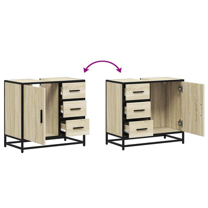 Mobile Lavabo da Bagno Rovere Sonoma 65x33x60 cm in Truciolato | homemem39
