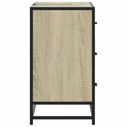 Mobile Lavabo Bagno Rovere Sonoma 60x30x60 cm Legno Multistrato | homemem39
