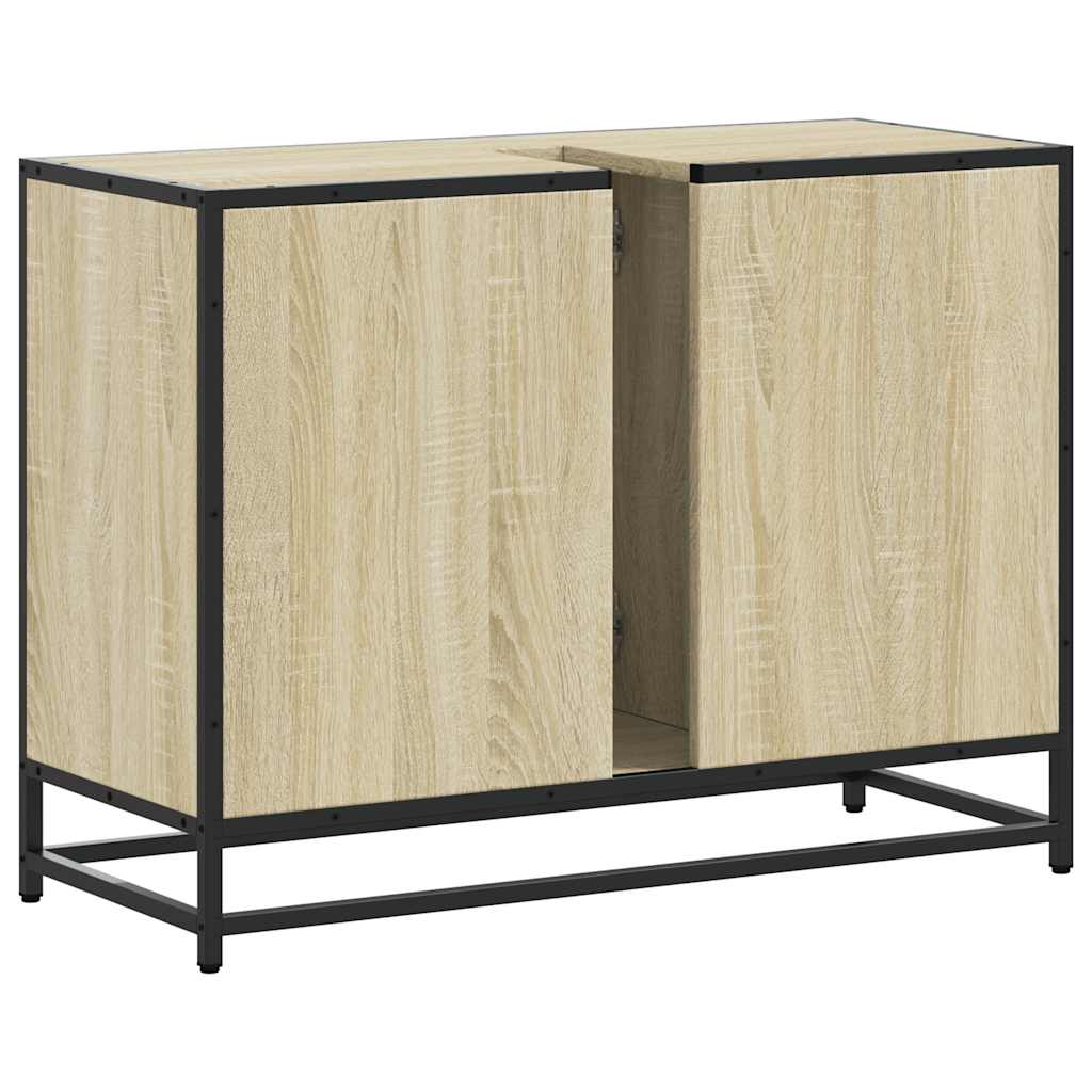 Mobile Lavabo Bagno Rovere Sonoma 60x30x60 cm Legno Multistrato | homemem39