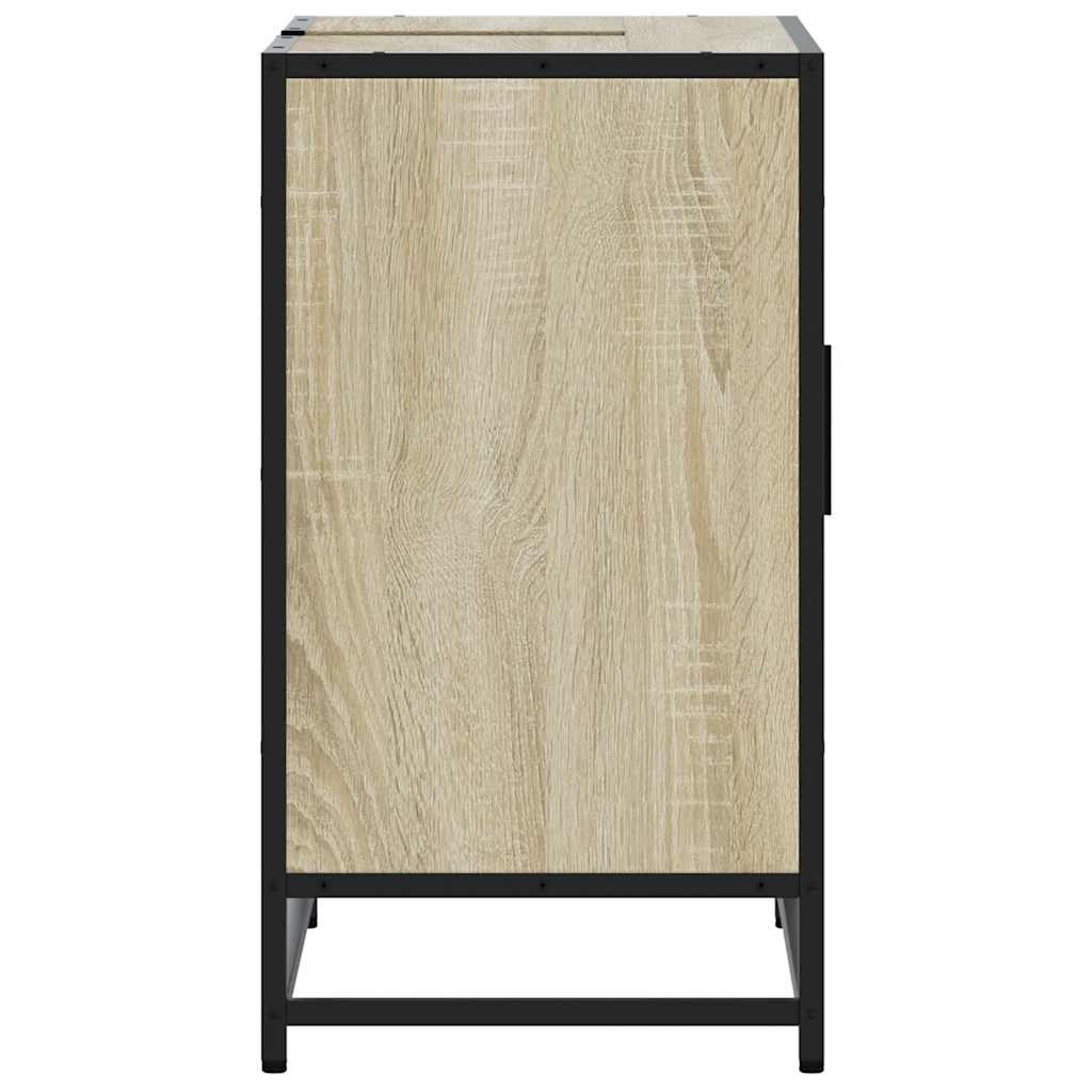 Mobiletto per Lavabo da Bagno Rovere Sonoma 65x33x60 cm