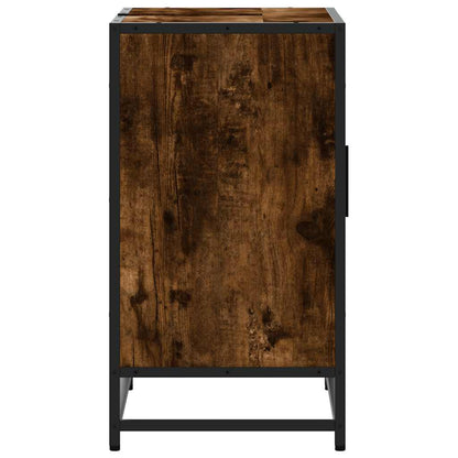 Armadietto Bagno Rovere Fumo 65x33x60 cm in Legno Multistrato | homemem39