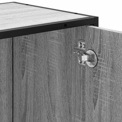 Mobile Lavabo Bagno Grigio Sonoma 65x33x60 cm Legno Multistrato | homemem39