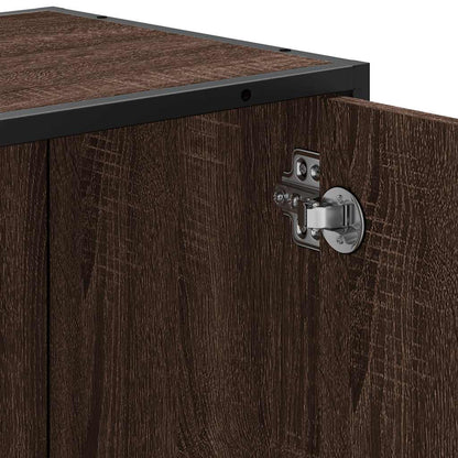 Mobile Lavabo Bagno Rovere Marrone 65x33x60cm Legno Multistrato | homemem39