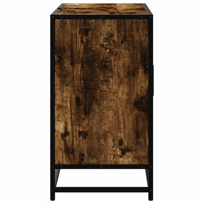 Mobile Lavabo Bagno Rovere Fumo 60x30x60 cm Legno Multistrato