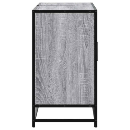 Mobile Lavabo Bagno Grigio Sonoma 60x30x60 cm Legno Multistrato | homemem39