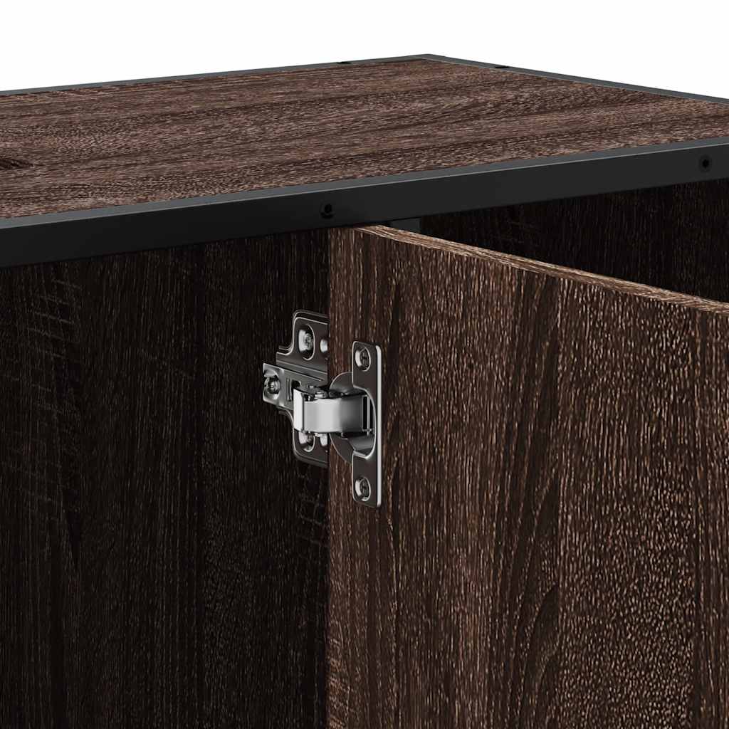 Mobile Lavabo Bagno Rovere Marrone 60x30x60cm Legno Multistrato | homemem39