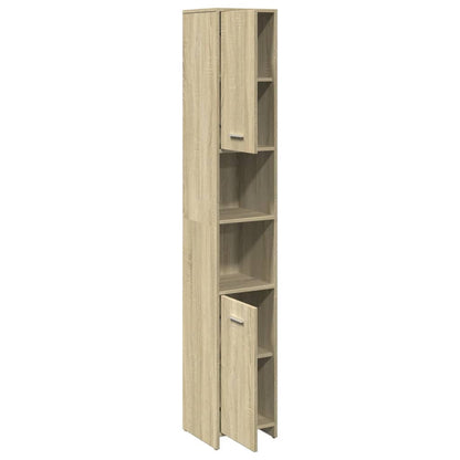 Mobile da Bagno Rovere Sonoma 30x30x183,5 cm Legno tecnico | homemem39