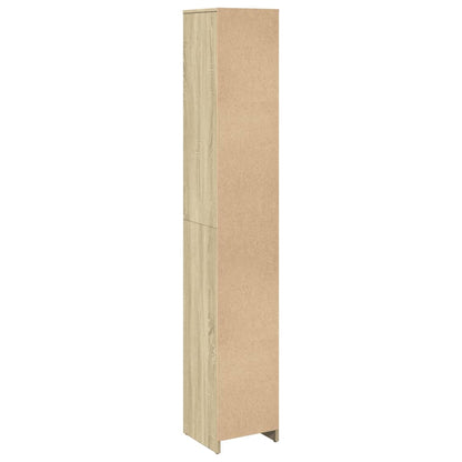 Mobile da Bagno Rovere Sonoma 30x30x183,5 cm Legno tecnico | homemem39