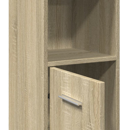 Mobile da Bagno Rovere Sonoma 30x30x183,5 cm Legno tecnico | homemem39