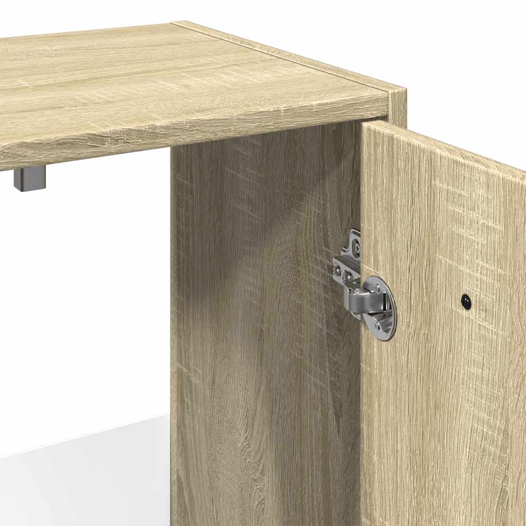 Mobile Lavabo Bagno Rovere Sonoma 60x33x60 cm Legno Multistrato | homemem39