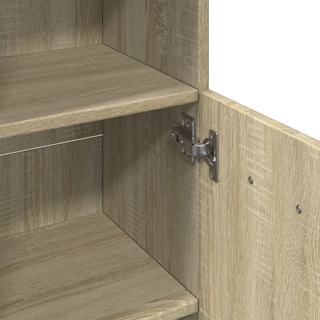 Mobile da Bagno Rovere Sonoma 30,5x30x95cm in Truciolato