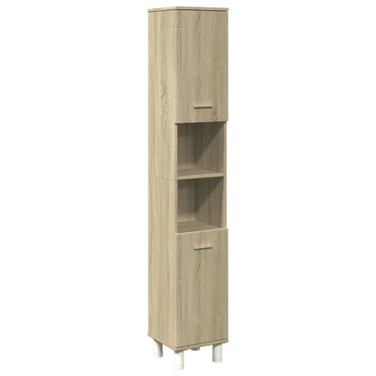 Mobile da Bagno Rovere Sonoma 30,5x30x179cm in Truciolato | homemem39