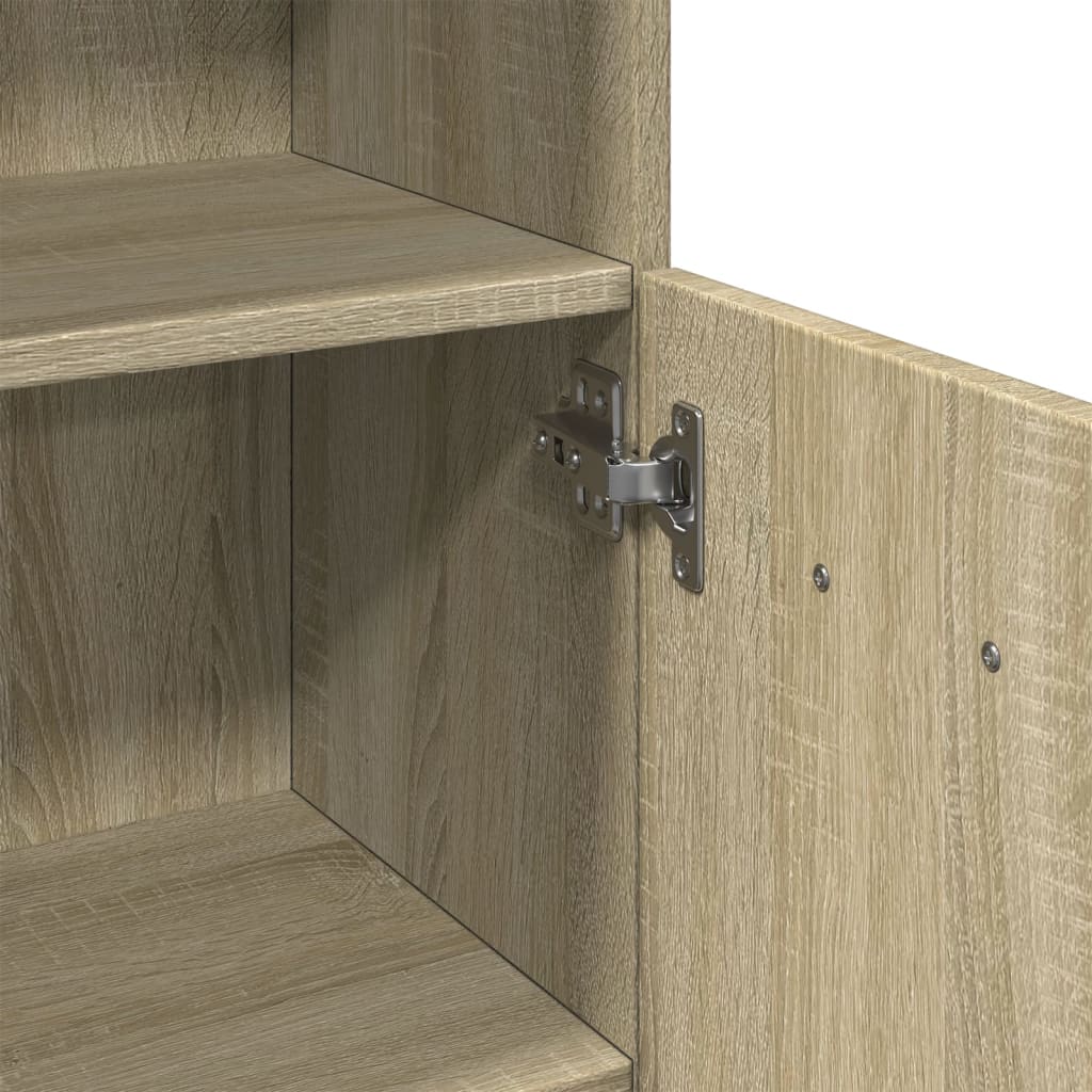 Mobile da Bagno Rovere Sonoma 30,5x30x179cm in Truciolato | homemem39