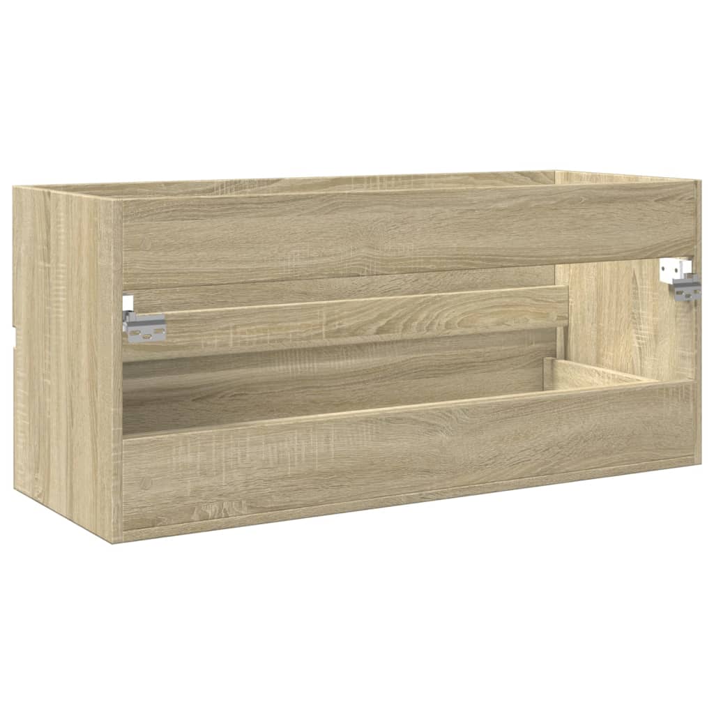 Mobile Lavabo Bagno Rovere Sonoma 100x38,5x45 cm in Truciolato | homemem39