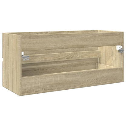 Mobile Lavabo Bagno Rovere Sonoma 100x38,5x45 cm in Truciolato | homemem39