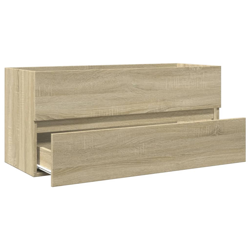 Mobile Lavabo Bagno Rovere Sonoma 100x38,5x45 cm in Truciolato | homemem39