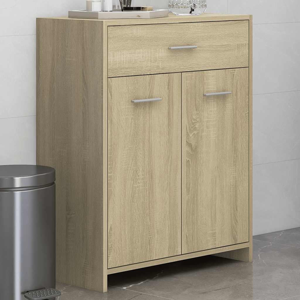Mobile da Bagno Rovere Sonoma 60x33x80 cm in Legno tecnico | homemem39