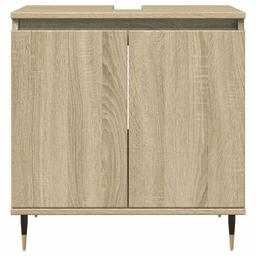 Mobile da Bagno Rovere Sonoma 58x33x60 cm in Legno Multistrato | homemem39