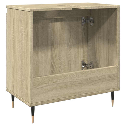 Mobile da Bagno Rovere Sonoma 58x33x60 cm in Legno Multistrato