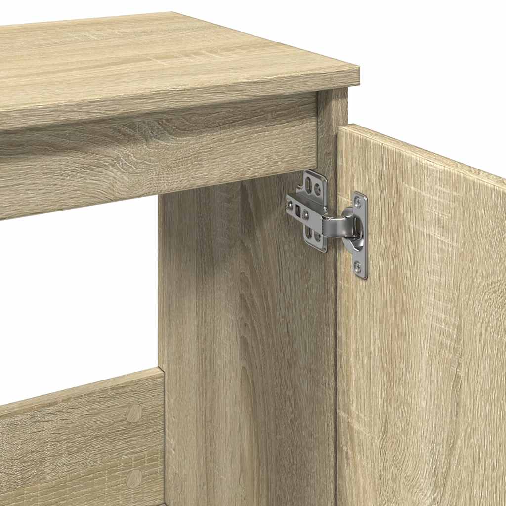 Mobile da Bagno Rovere Sonoma 58x33x60 cm in Legno Multistrato | homemem39