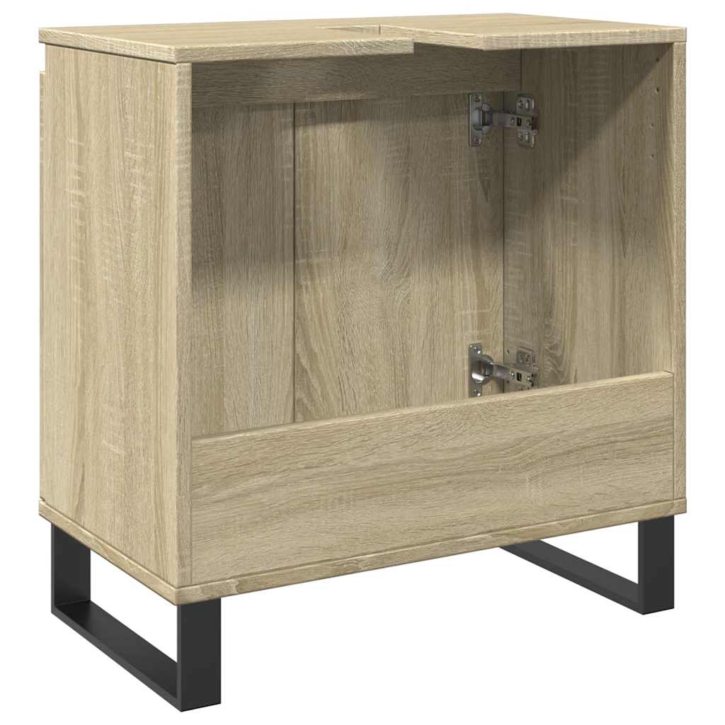 Mobile da Bagno Rovere Sonoma 58x33x60 cm in Legno Multistrato | homemem39
